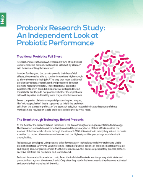 Humarian - Probonix Science - Probiotic Scientific Research - Best Probiotic